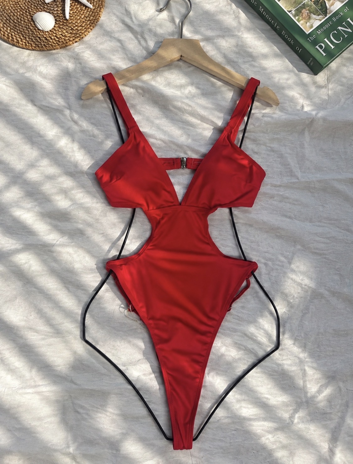 Scarlet Cutout One-Piece